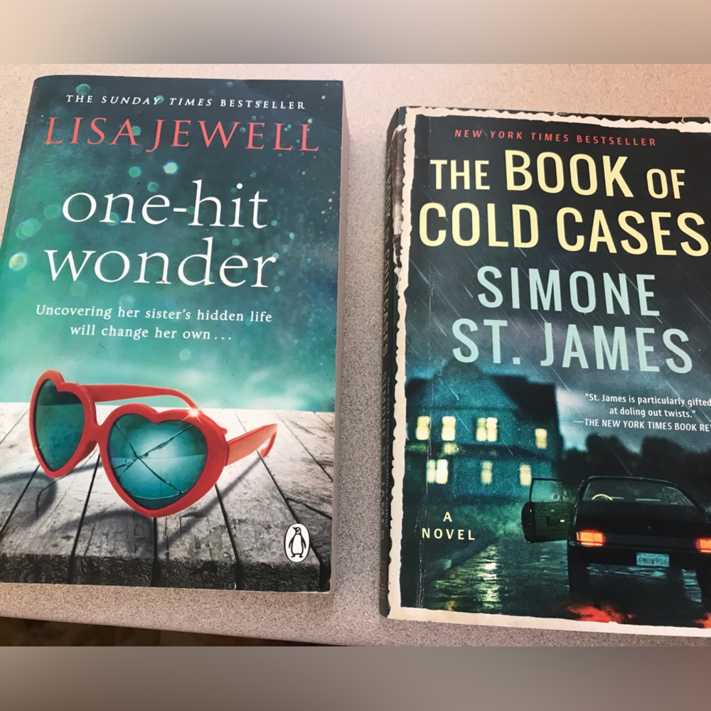 Used softcover suspense novels